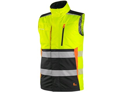 Vesta CXS BENSON, výstražná, zateplená, žluto-černá, vel. 3XL